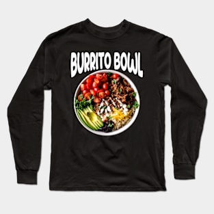 Burrito Bowl | Dot Style Long Sleeve T-Shirt